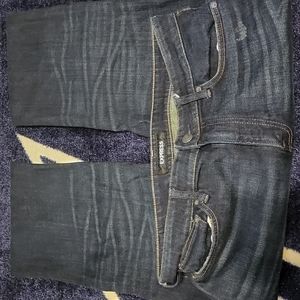 Great Condition Mens Size 34-30 Express Classic Dark Wash Bootcut Jeans.